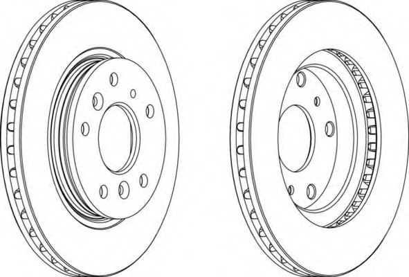 FERODO DDF395 Brake Disc